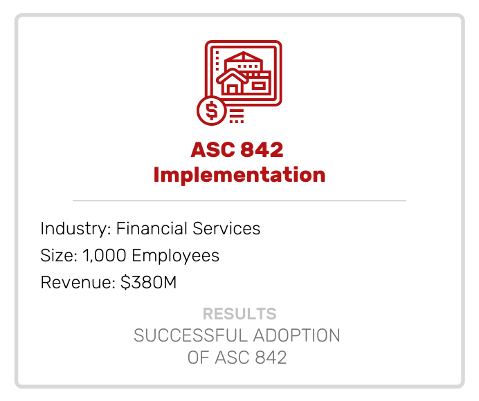 ASC 842 Implementation