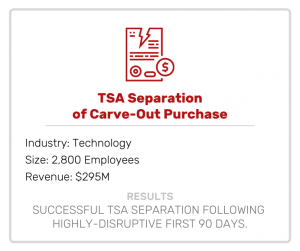 TSA Separation of Carve Out Purchase