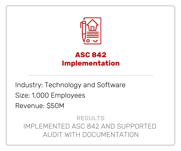 ASC 842 Implementation