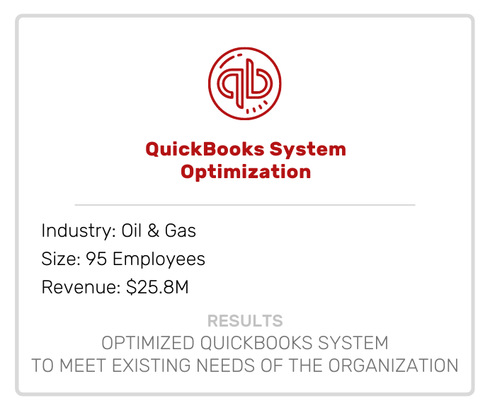 QuickBooks System Optimization